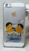 Case de Silicone Gravidez Gêmeos iphone 5/5s/SE