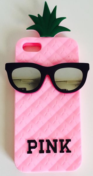 Case Abacaxi Pink Rosa Neon iphone 5/5s/SE