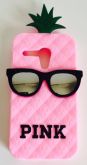 Case Abacaxi Pink Rosa Neon Moto G