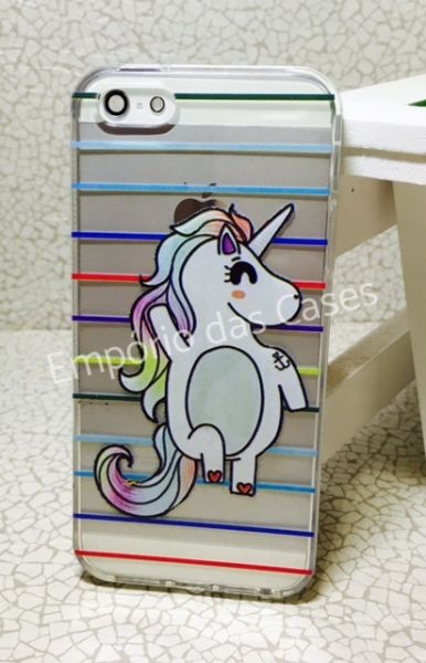 Case de Silicone Unicornio Fabuloso iphone 5/5s/SE