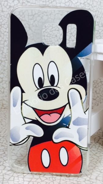 Case de Silicone Mickey Espelho Galaxy S6