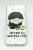Case de Silicone Tempestades não duram para sempre iPhone 6/6s