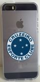 Case de Silicone Símbolo Cruzeiro iPhone 5/5s/SE