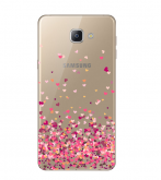 Case de Silicone Chuva de Corações Galaxy A9