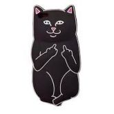 Case 3D Gatinho Indiscreto Black iphone 6 /6s