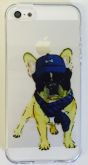 Case de Silicone Dog Bulldog Francês iphone 5/5s/SE