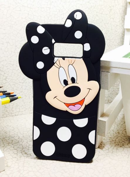 Case 3D Minnie Show Black Galaxy S8