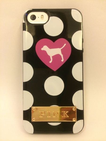 Case Secret Pink Cachorro Preto iphone 5/5s/SE