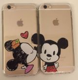 Case de Silicone Par Love 2 unid iphone 6