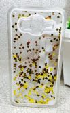 Case Aquário Água Corações Dourado Galaxy J5 500