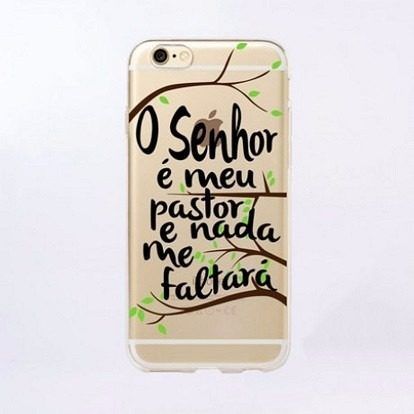 Case de Silicone Salmo 23 iphone 5/5s/SE