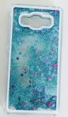 Case Água Glitter Star Azul Galaxy Gran Prime