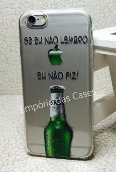 Case de Silicone Se eu não lembro iphone 6/6s