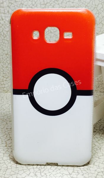 Case de Silicone Pokebola Galaxy J7 J700