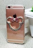 Case Luxo Minnie Strass iPhone 6/6s