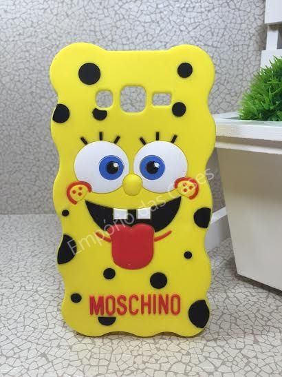 Case 3D Bob Esponja Moschino Galaxy J5 J5 500