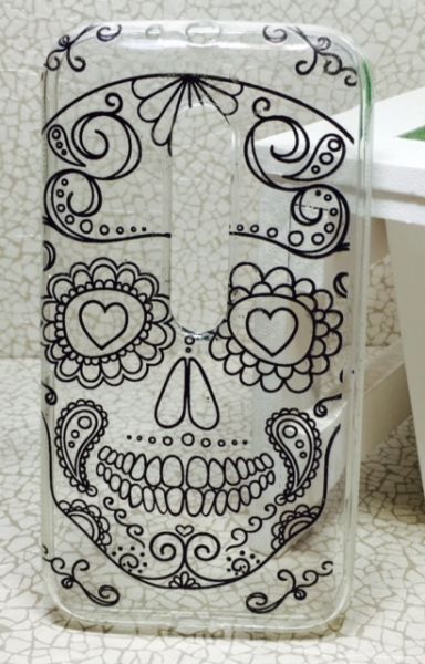 Case de Silicone Caveira Mexicana Moto G3