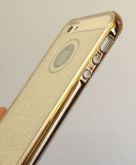 Case Glitter Bumper Dourado iphone 5c