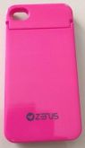 Case Zenus Pink c/ espelho e porta cartão iPhone 4/4s