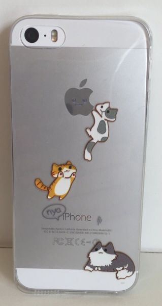 Case de Silicone Slim Gatinhos iPhone 5/5s/SE