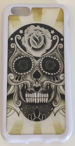 Case de Silicone Caveira Mod2 iPhone 6