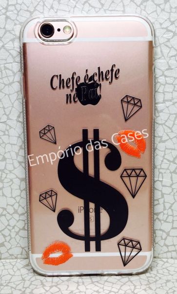Case de Silicone Chefe é Chefe iphone 6/6s