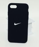 Case de Silicone Básica Nike Preto iphone 8