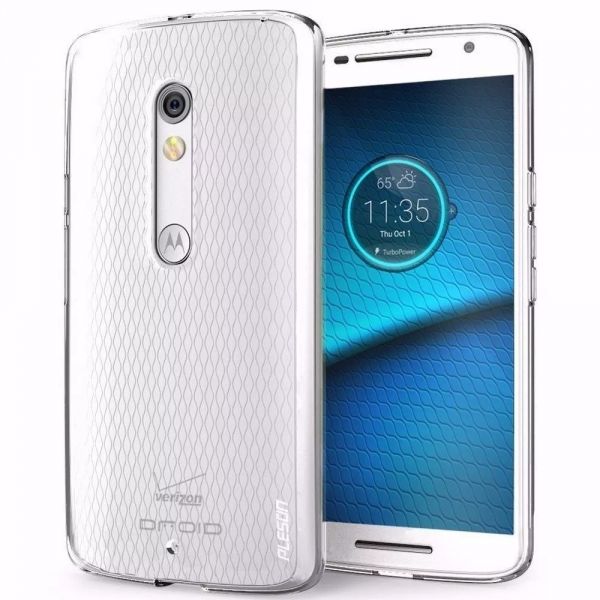 Case de Silicone Transparente Moto X Force