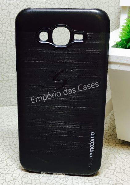 Case Flexível Motomo Preto Galaxy J7 J700