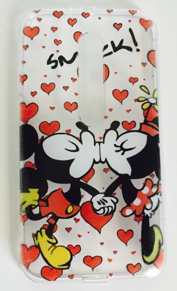 Case de ️️Silicone Minnie e mickey Smack Moto G3