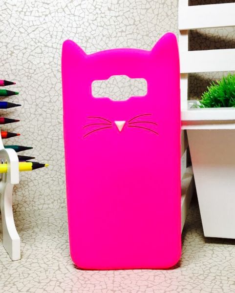 Case 3D Gatinho Pink Galaxy J7 J700