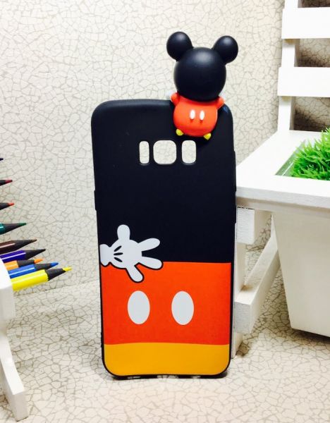 Case 3D Mickey Mouse Agarradinho Galaxy S8 Plus