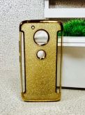 Case Luxo Dourada Moto G5 Plus