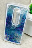 Case Água Glitter Star Azul Moto G3