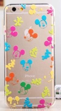 Case de Silicone Mickey Color iPhone 5/5s/SE