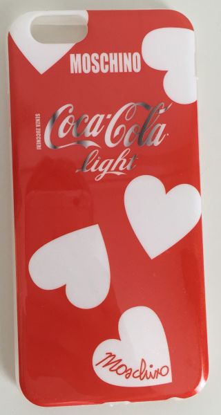 Case Brilhosa Moschino Coca-Cola Vermelha iPhone 5/5s/SE