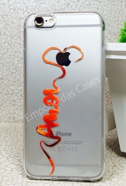 Case de Silicone Amor em Arte iphone 5/5s/SE