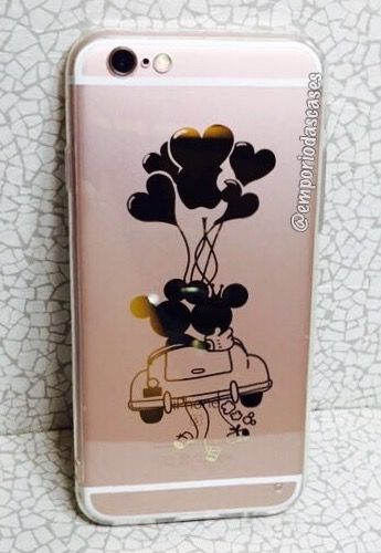 Case Espelhada Mickey e Minnie iPhone 6/6s