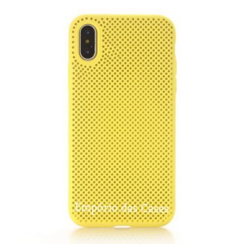 Case Respirável Amarelo iphone X