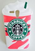 Case Starbucks Rosa Moto G 1