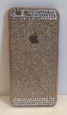 Case Apple Luxo Dourado com Strass iPhone 4/4s