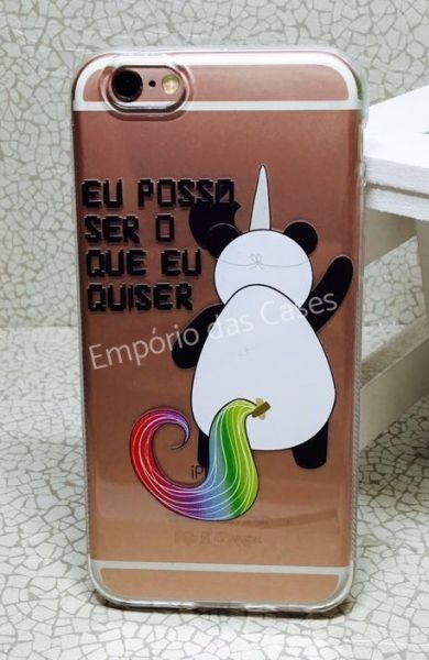 Case de Silicone Posso ser iphone 6/6s