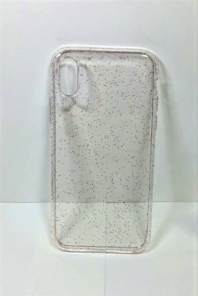 Case Flexível Glitter Roxo iphone X