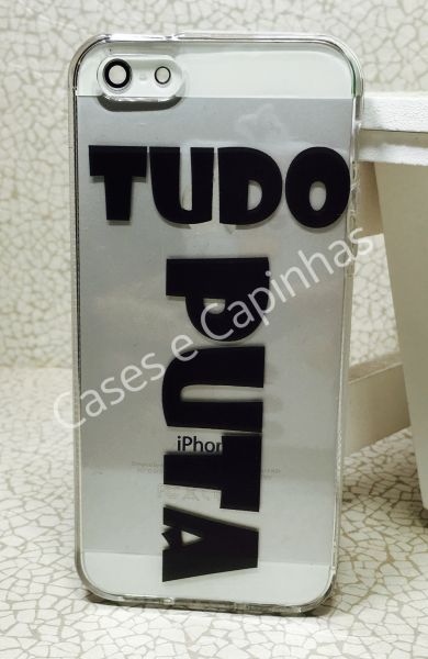 Case de Silicone Tudo Puta iphone 6/6s