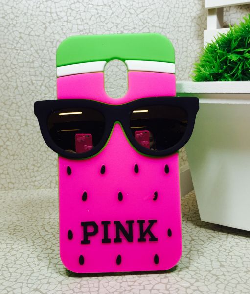 Case 3D Melancia Pink Moto G2