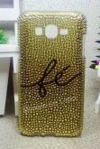 Case Strass Fé Gold Galaxy J7 J700