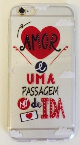 Case de Silicone O amor é uma passagem iphone 5/5s/SE