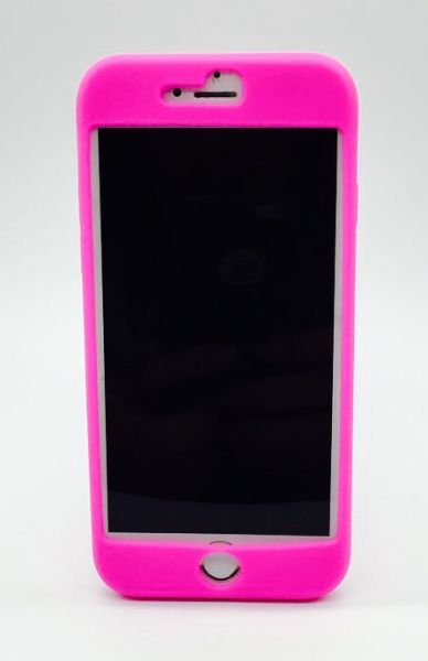 Case 360 Híbrida de Silicone Pink iphone 7