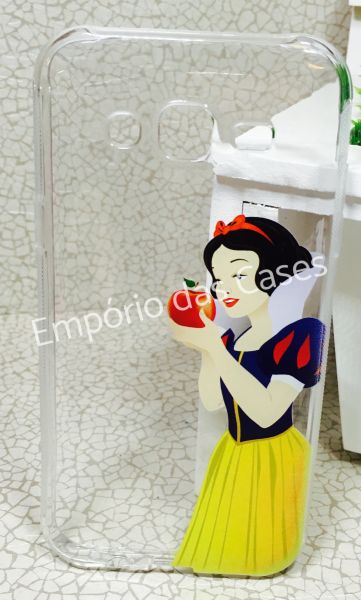 Case de Silicone Branca de Neve Galaxy J5 500