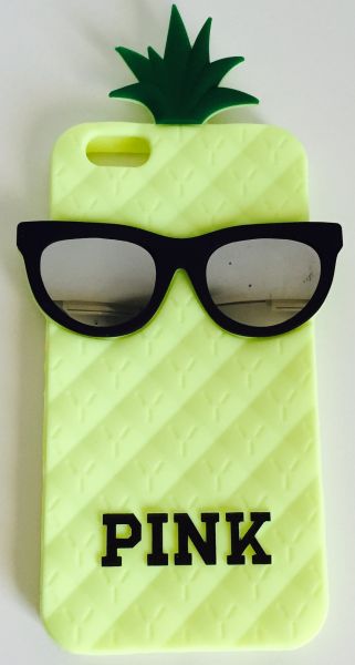 Case Abacaxi Pink Amarelo Neon iphone 6 Plus/ 6s Plus